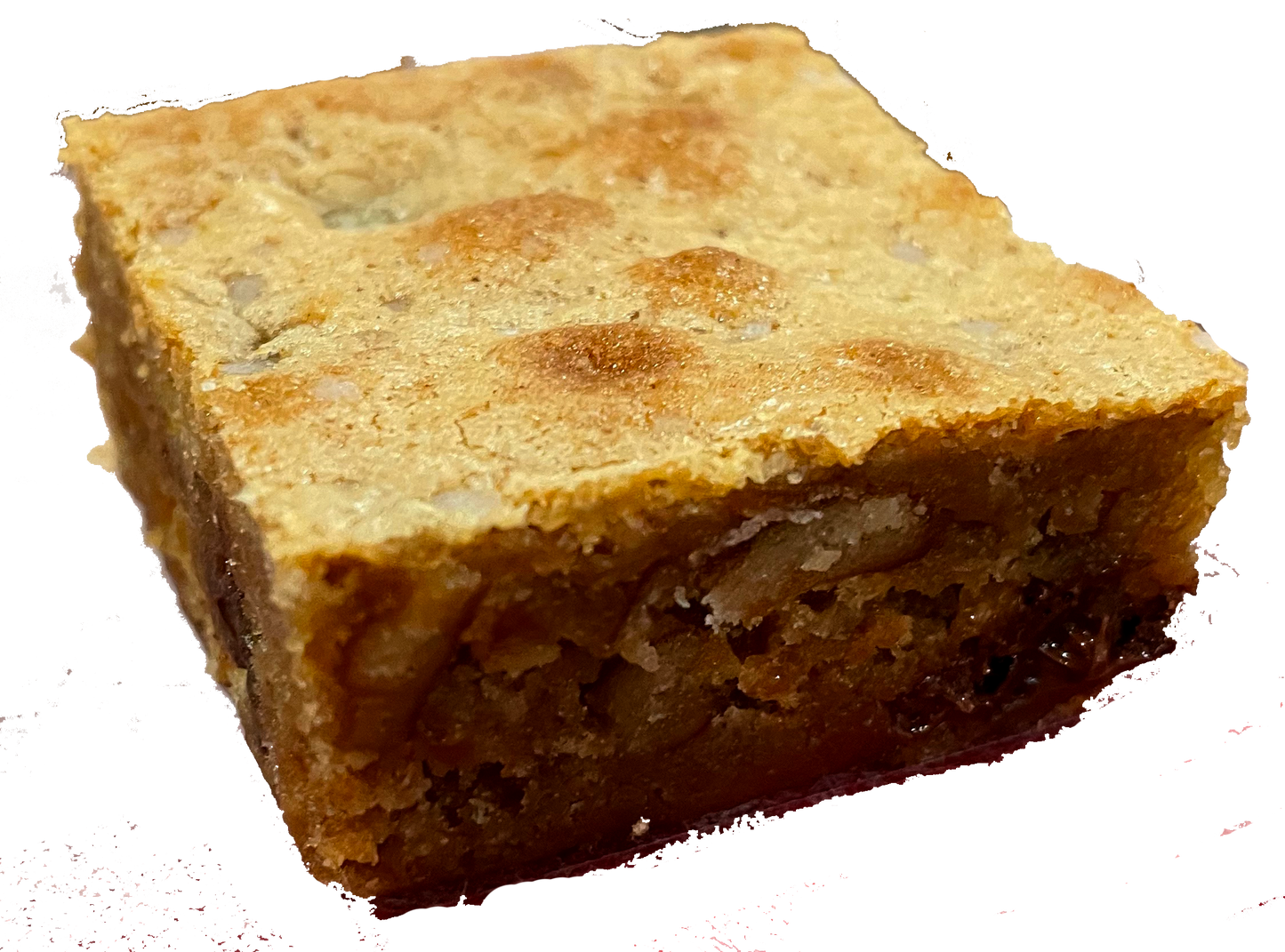 Pretzel Blondie with Chocolate Chips and Pretzel Crunch Bakie Bar