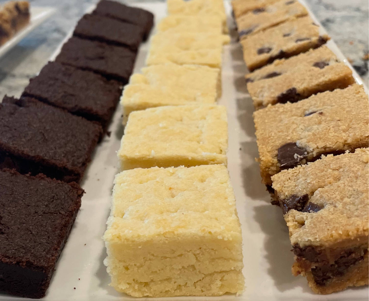 tray of Bkie Bars