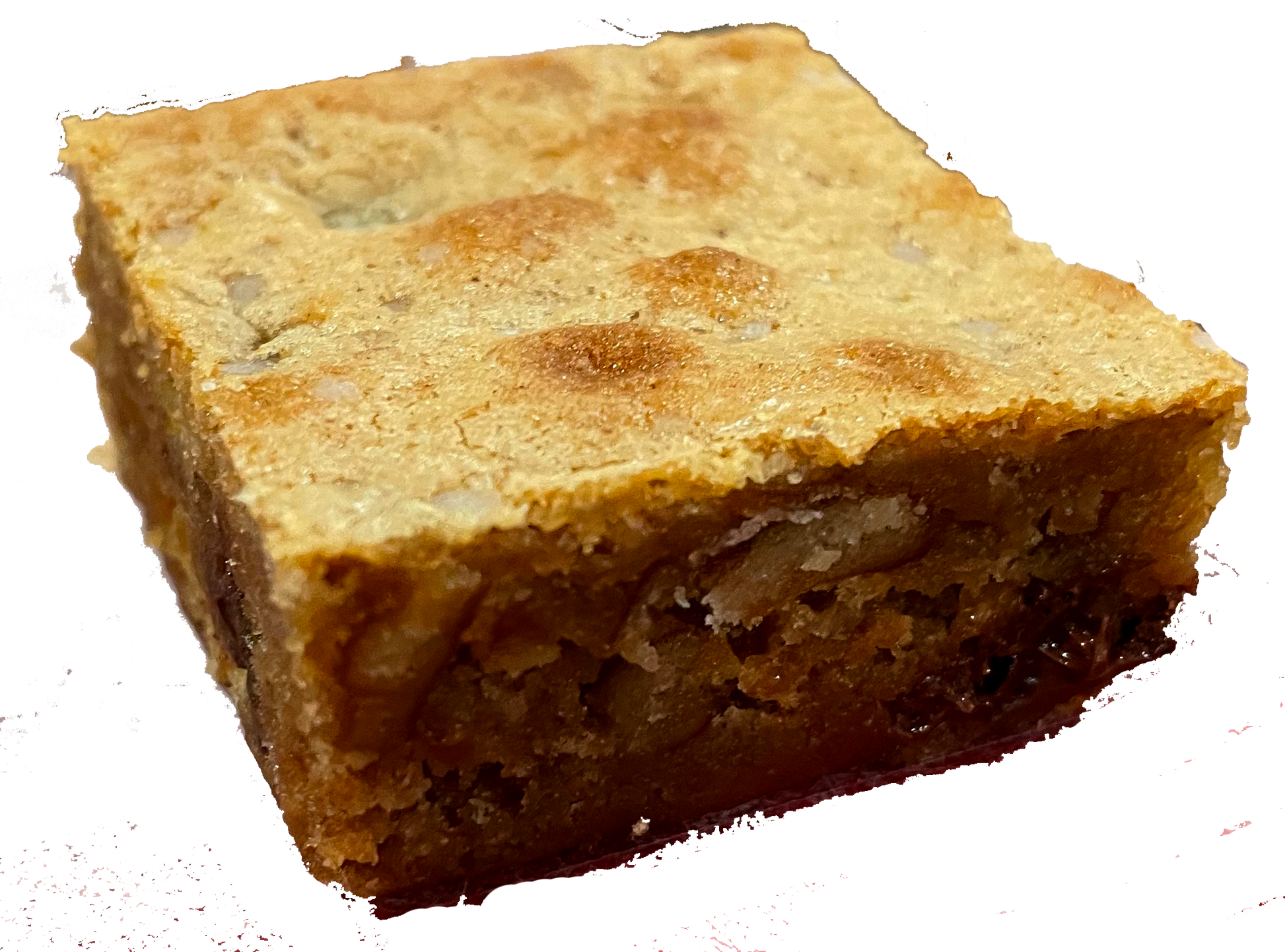 Pretzel Blondie with Chocolate Chips and Pretzel Crunch Bakie Bar