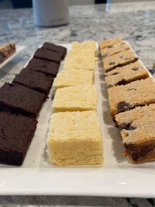 tray of Bkie Bars