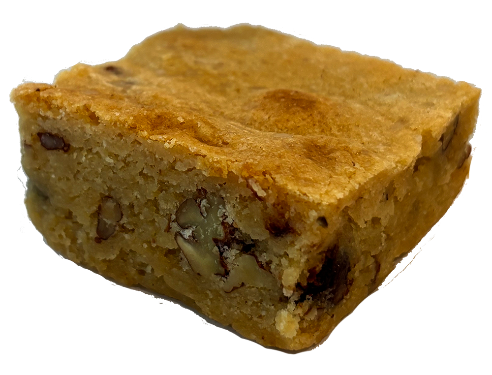 Brown Butter Blondie with Pecans and Chocolate Chips