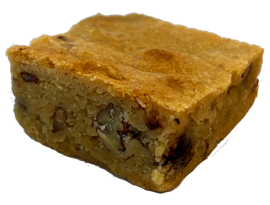 Brown Butter Blondie with Pecans and Chocolate Chips